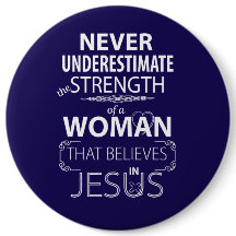 Underskatta aldrig kvinnatro som Jesus knäppas