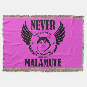 Underskatta aldrig malamute filt