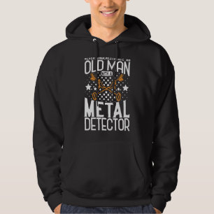 Underskatta aldrig Metall-identifiering av Metall- Hoodie