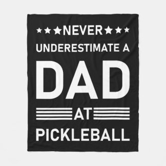 Underskatta aldrig Pappa vid Pickleball Fleecefilt