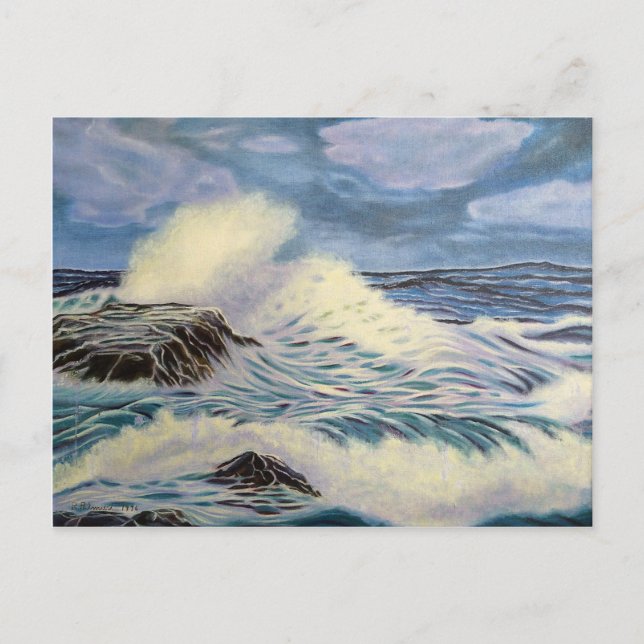 Underskatta aldrig styrkan hos naturvykort vykort (Framsida)