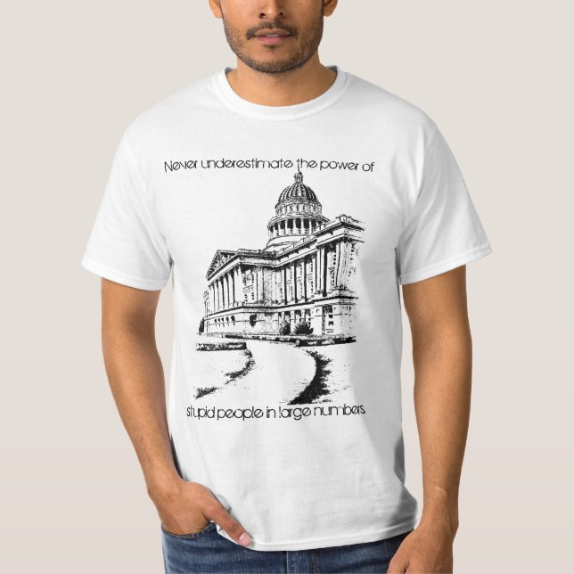 Underskatta aldrig vikt tee (Framsida)