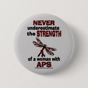 Underskatta aldrig ...Woman/Dragonfly ...APS Knapp