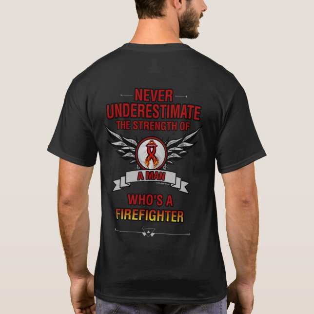 Underskatta/Man...brandman T Shirt (Baksida)