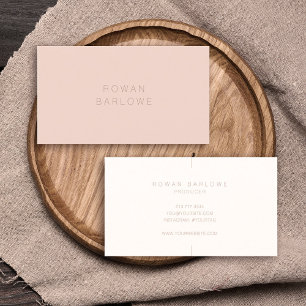Underskattad typografi av Snyggten Minimalistisk E Visitkort
