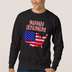 Underskottssatsning Amerika Amerikas imperium är b Lång Ärmad Tröja