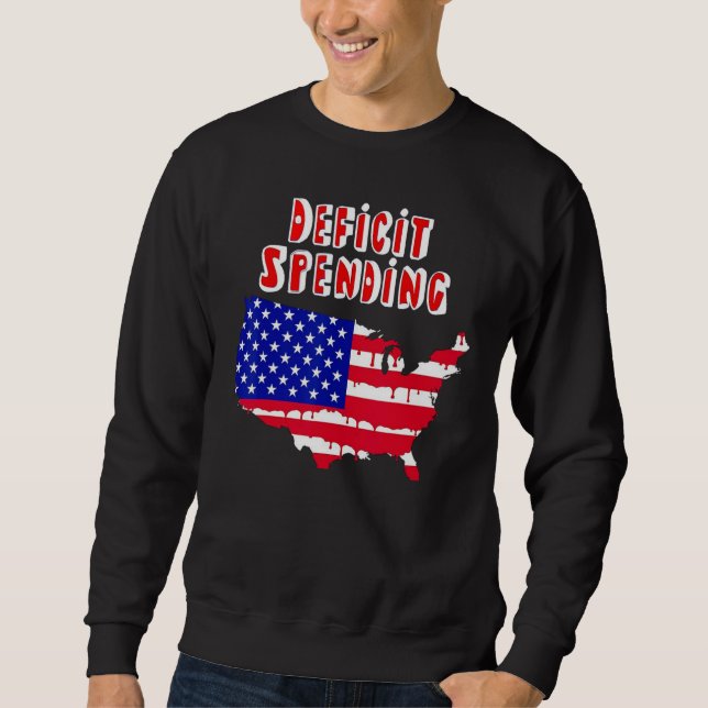 Underskottssatsning Amerika Amerikas imperium är b Lång Ärmad Tröja (Framsida)