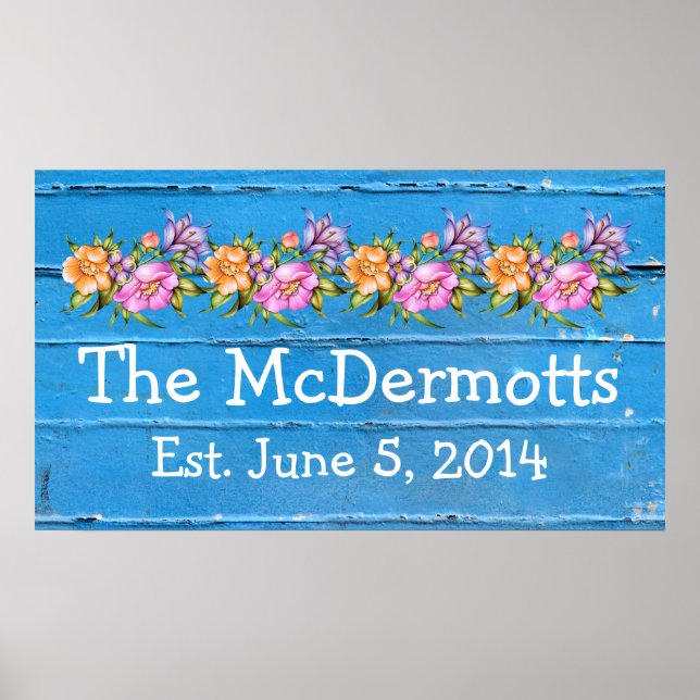 Underskrift/årsdag/Bröllop - SRF Poster (Framsidan)