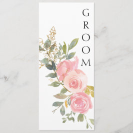 Underskrift av ordförande för  Rosa för Blommigt f Meny