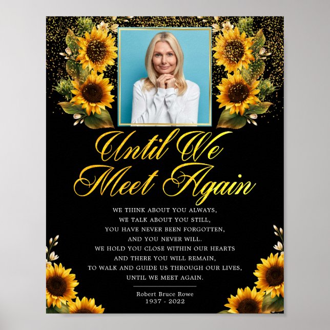 Underskrift för Elegant av blommor - foto Poster (Framsidan)