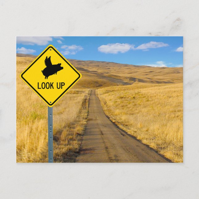 Underskrift för Gris Vykort (Framsida)