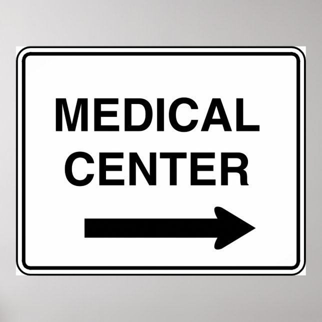 Underskrift från medicinska centret poster (Framsidan)