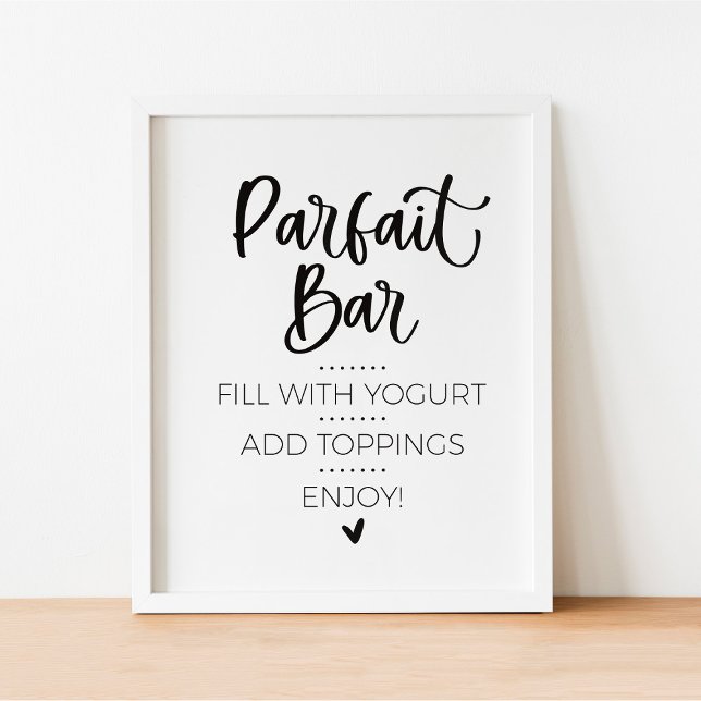 Underskrift om den moderna parfait-Pub Poster (Skapare uppladdad)