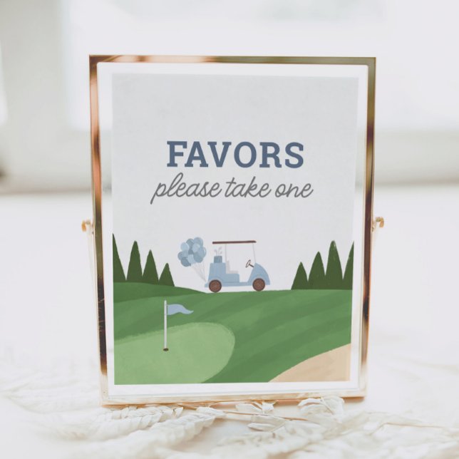 Underskrift om favoriter i Golf Födelsedagsfest Poster (Skapare uppladdad)