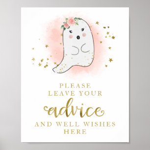 Underskrift om flickbarnavårdsråd för Halloween Gh Poster