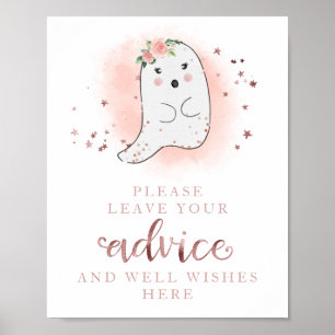 Underskrift om flickbarnavårdsråd för Halloween Gh Poster