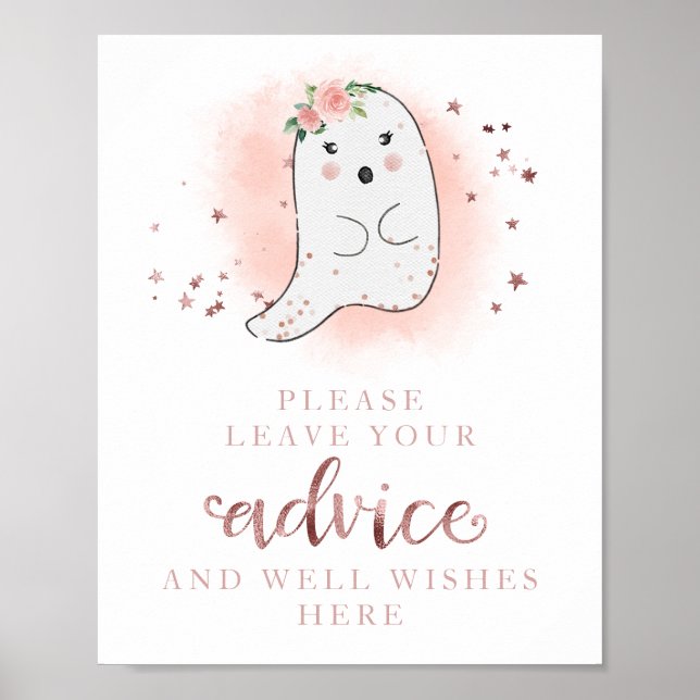 Underskrift om flickbarnavårdsråd för Halloween Gh Poster (Framsidan)