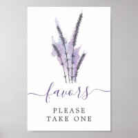 Underskrift om minimala förmånliga Lavender-Lila