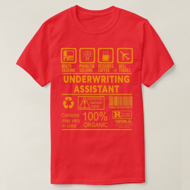 UNDERSKRIVA ASSISTANT NICE DESIGN 2017 T SHIRT (Design framsida)