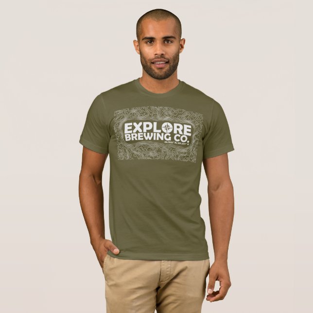 Undersök att brygga Topo-T-tröja Tee Shirt (Hel framsida)