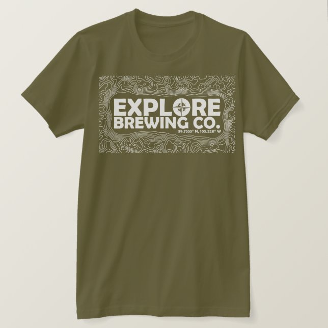 Undersök att brygga (vittrycket) tee (Design framsida)
