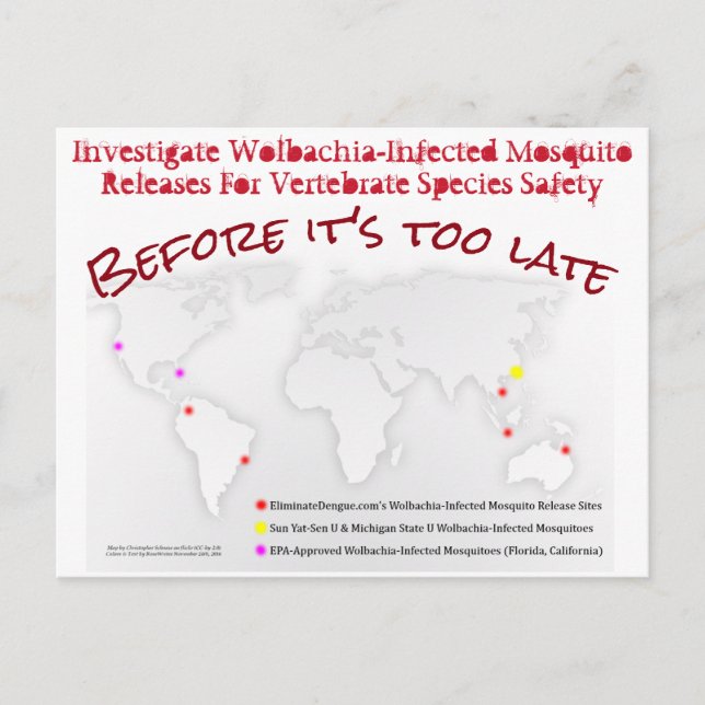 Undersök Wolbachia Postcard av RoseWrites Vykort (Framsida)