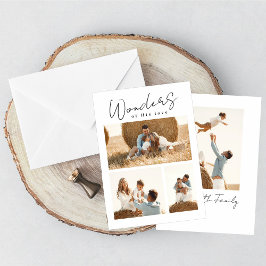 Undersöker hans fotoport med Dubbla Kärlek Julkort