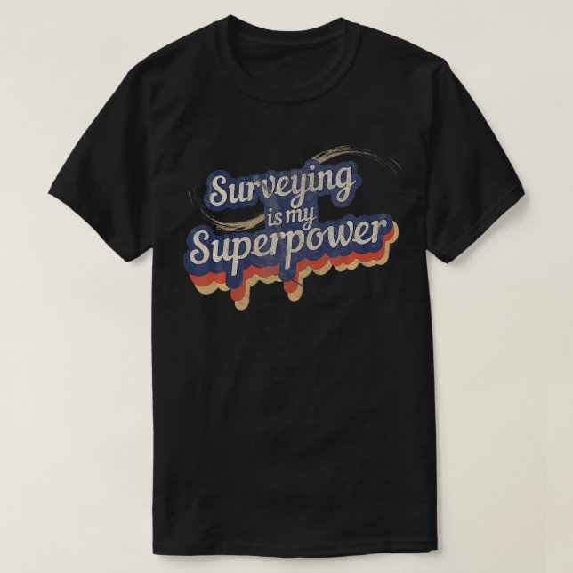Undersökning är min supermakt som undersöker t shirt (Design framsida)