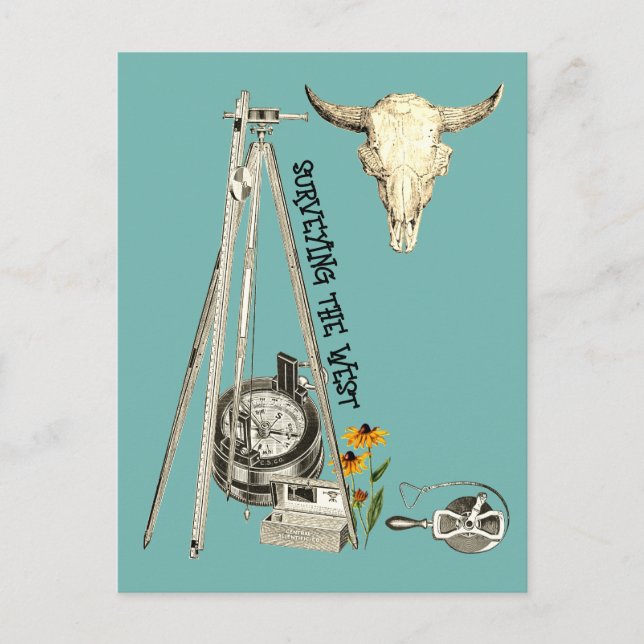 UNDERSÖKNING AV GAMMALA VÄSTERN FÖR WESTERN MARKUN VYKORT (Framsida)