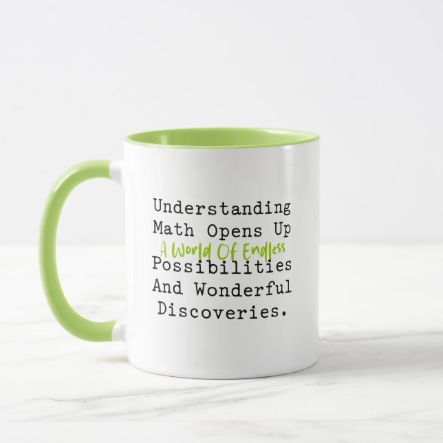 Understanding Math Endless Possibilities World Mugg (Vänster)