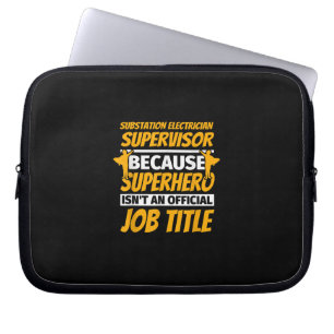 Understation Electrician Supervisor Funny Humor Gi Laptop Fodral