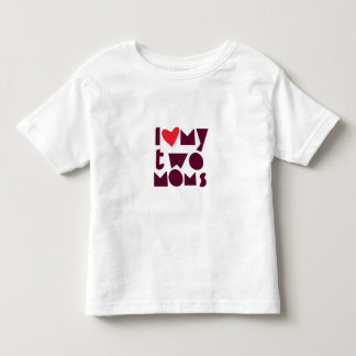 Understöd skjorta för LGBT för barn med två mammor Tee Shirt