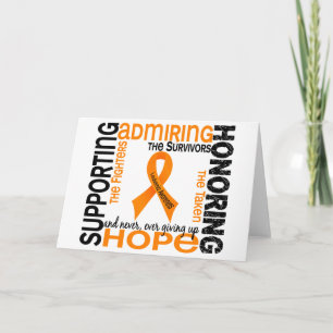 Understödja beundra hedra Leukemia 9 Kort