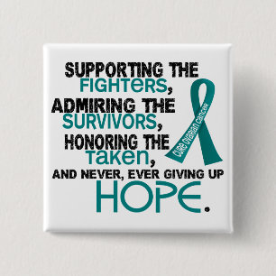 Understödja beundra hedra Ovarian cancer 3,2 Knapp
