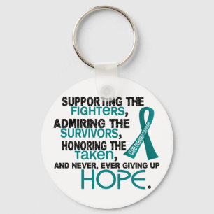 Understödja beundra hedra Ovarian cancer 3,2 Nyckelring