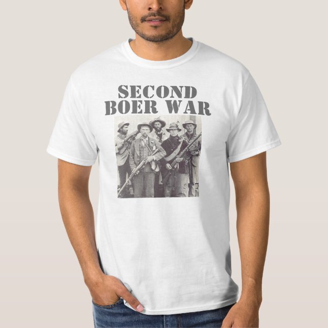 Understödja Boerkrig Tee Shirt (Framsida)