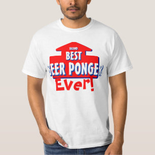 Understödja den bäst ölPonger någonsin roliga Tee Shirt