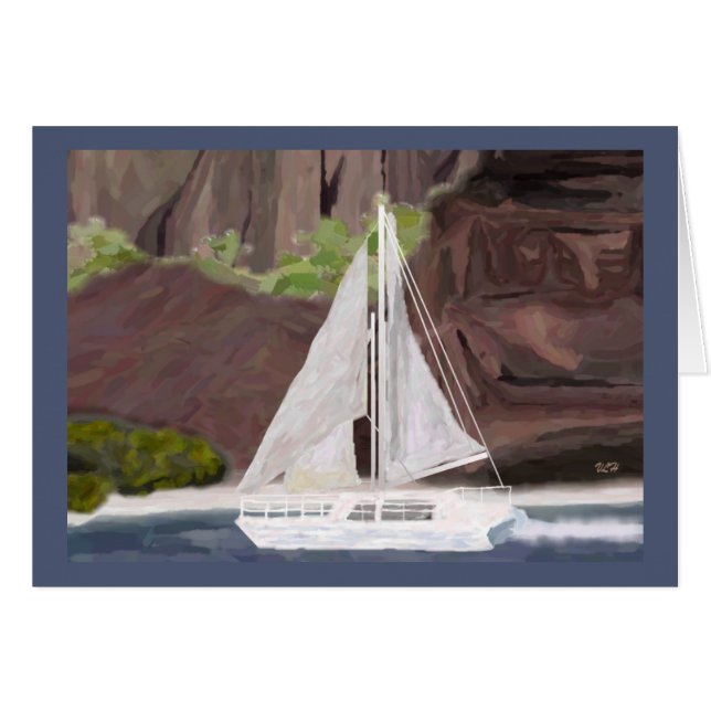 "Understödja det vind" konstkortet Hälsningskort (Framsidan Horizontal)