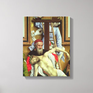 Understödja Joseph av Arimathea den döda Kristus Canvastryck