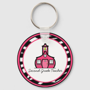Understödja klasslärare Keychain Nyckelring