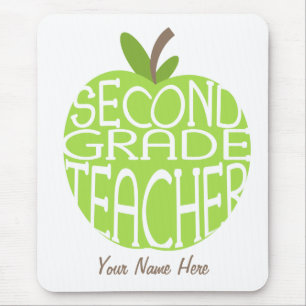 Understödja klasslärare Mousepad - gröna Apple Musmatta