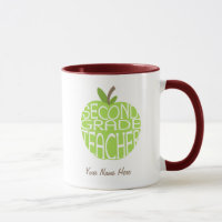 Understödja klassläraremuggen - gröna Apple