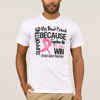 Understödja min bästa vän - bröstcancer Awarenes Tee