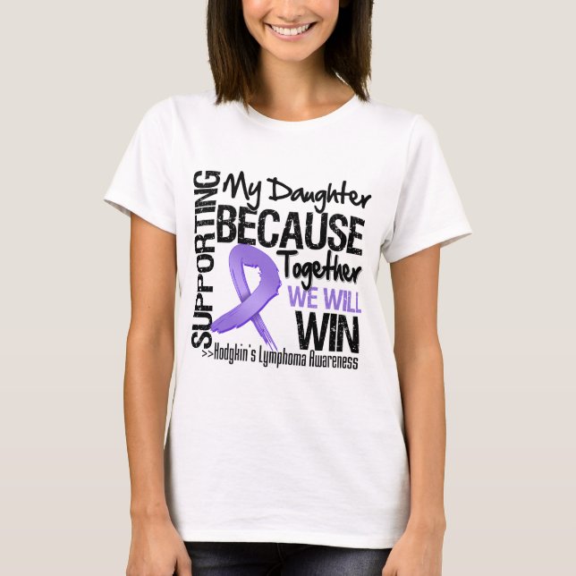Understödja min dotter - Hodgkins Lymphoma.png Tröja (Framsida)
