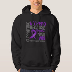 Understödja min hjälte - GISTcancermedvetenhet Sweatshirt