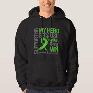 Understödja min hjälte - Non-Hodgkins Sweatshirt