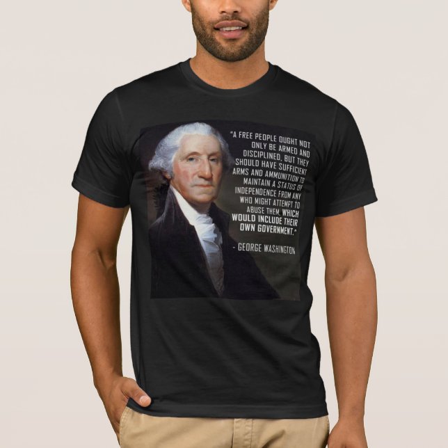 Understödja rättelsecitationstecknet - George Tee Shirt (Framsida)
