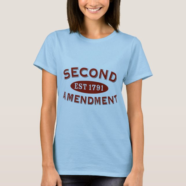 Understödja rättelsen Est 1791 T-shirt (Framsida)