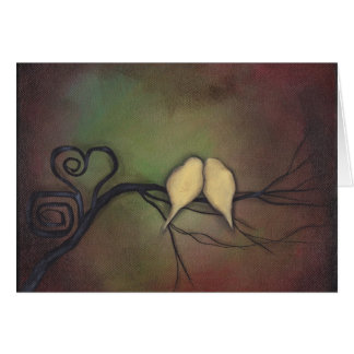 Understödja riskerar i liv hälsningskort