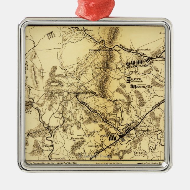 Understödja striden av tjurspringa 7 julgransprydnad metall (Framsidan)